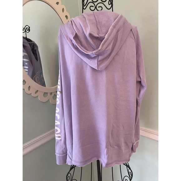 Ron Jon Surf Shop M Purple Ft. Myers Beach Hoodie Sweatshirt Front Pocket NEW - Picture 5 of 5